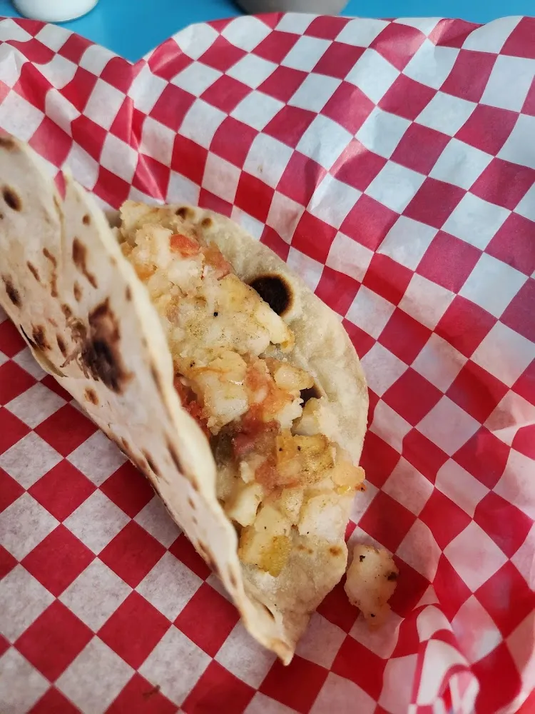 Taco de Papas A la Mexicana